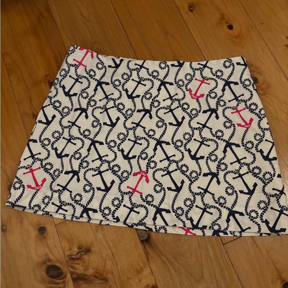Lilly Pulitzer Ahoy Anchor Skirt. 00